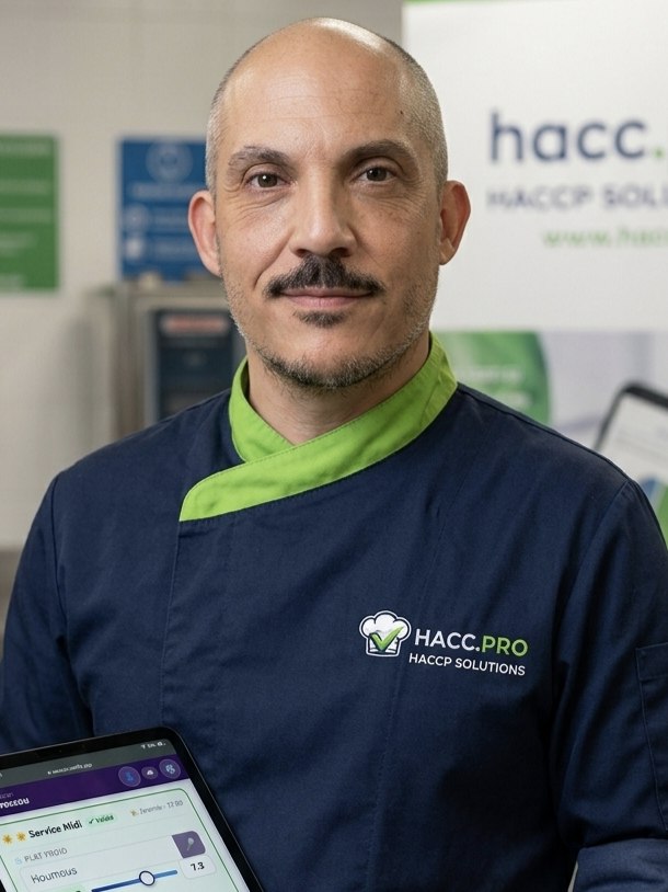 Jérémie, cuisinier en restauration collective et créateur de HACC.PRO